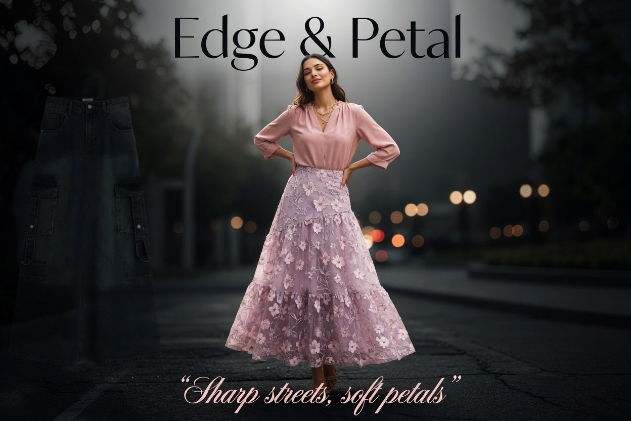 Edge & Petal Skirts | Denim, Floral, Cargo & Maxi Styles for Women